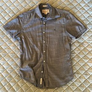 Penguin Heritage slim fit button down men’s small - navy cotton LIGHTWEIGHT